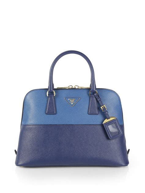 blue and white prada purse|Prada saffiano blue.